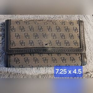 Dooney & Bourke Monogram Well Used Well Loved Wallet